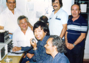 Roberto Ikeda LU9EQH operando.